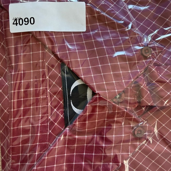 Cinch Button Down Shirt Mens L Burgundy White Geometric Short Sleeve Cowboy - Picture 8 of 8